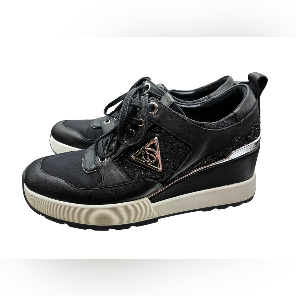2/$40 Wishbone Shoes Platform Glitter Sneakers